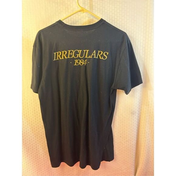 Irregular 1984 tshirt black mens large poly cotton blend - Picture 3 of 6